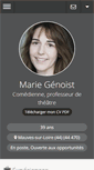 Mobile Screenshot of marie-genoist.com