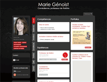 Tablet Screenshot of marie-genoist.com